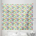 thumbnail image 1 of Floral Tapestry, Modern Brushstroke Flowers in Watercolor Painbrush Effects Girls Playroom Paint, Fabric Wall Hanging Decor for Bedroom Living Room Dorm, 5 Sizes, Multicolor, by Ambesonne, 1 of 1