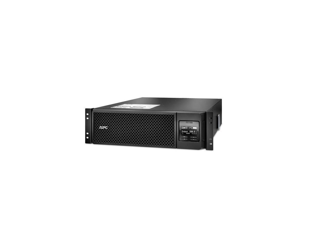 APC by Schneider Electric Smart-UPS SRT 5000VA RM 208V - 3U Tower/Rack Convertible - 1.50 Hour Recharge - 4.40 Minute Stand-by - 230 V AC Input - 230 V AC Output - 2 x NEMA L6-20R, 2 x NEMA L6-30R - T