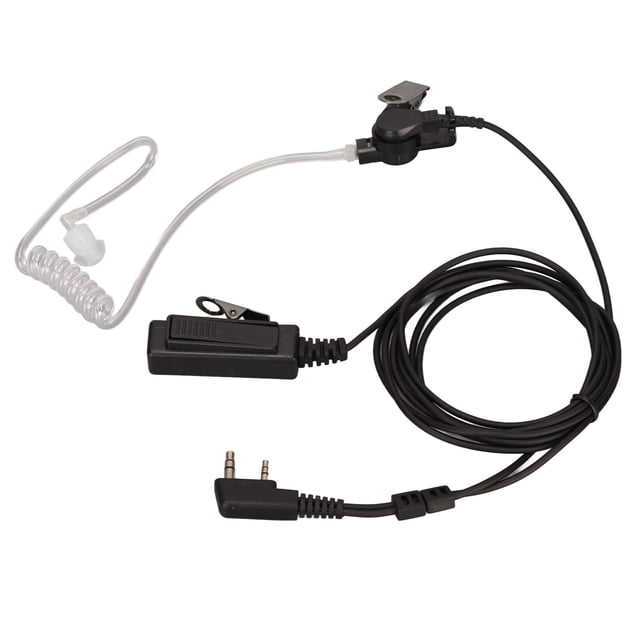 Walkie Walkie Talkie Earpiece K Head 2 Pin Ruido Reducción Auricle Con Micrófono para BF 888S BF 777S BF 666S BF UV5R