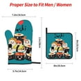 thumbnail image 2 of Naloa I Love Sushi Oven Mitts and Pot Holders 4 pcs Set, Cooking Baking Grilling Kitchen Oven Glove for Cooking, 2 of 6