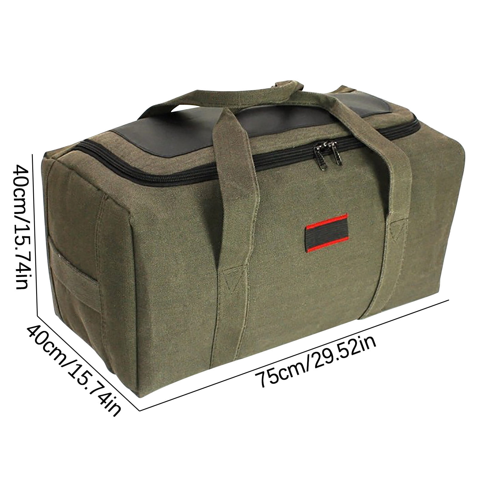 VALSEEL Large Capacity Canvas Hand Luggage Bag, Travel Bag, Men's Moving Bag, Outdoor Self Driving Tent, Sleeping Bag, Equipment Bag