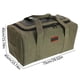 thumbnail image 2 of Bolsa de lona Fnochy para viajes, 120 l, para llevar de noche o de fin de semana, impermeable, para gimnasio, para hombre y mujer, color verde, 2 of 8