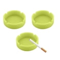 thumbnail image 1 of Cenicero redondo de mesa para cigarrillos - Ceniceros Porta cenizas de plástico portátil con 4 ranuras, 1 of 6