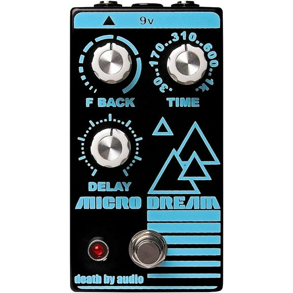 Death by Audio Micro Dream Lofi Delay Effects Pedal Black