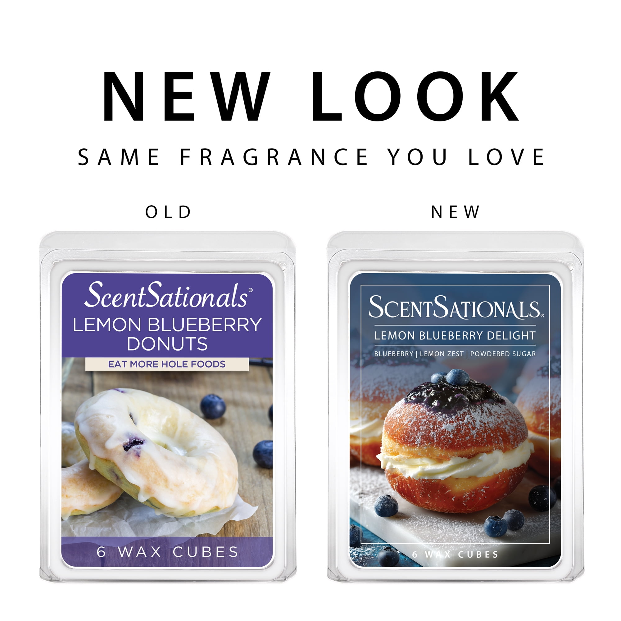 Lemon Blueberry Delight Scented Wax Melts, ScentSationals, 2.5 oz
