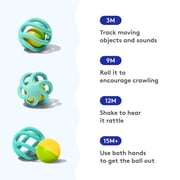 Lovevery, Rolling Rattle Teether Ball