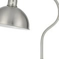 thumbnail image 3 of HomeRoots 526296 60 in. Traditional Shaped Floor Lamp with Nickel Dome Shade, Nickel, 3 of 3