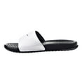 thumbnail image 4 of Nike Benassi JDI Men's Sandals White/Black 343880-100, 4 of 6