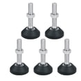 thumbnail image 2 of 5 Unidades Tornillos de Nivelación para Muebles Pies de Ajustable de material acero Regulables para Silla Estante M10 M20 M16x100 D80, 2 of 6