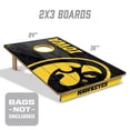 thumbnail image 2 of YouTheFan NCAA Iowa Hawkeyes 2' x 3' Cornhole Game No Bags, 2 of 5