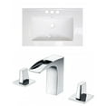 thumbnail image 1 of American Imaginations 21-in. W 3H8-in. Ceramic Top Set In White Color - Overflow Drain Incl. AI-15753, 1 of 1