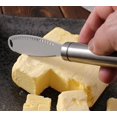 thumbnail image 2 of Cuchillo esparcidor multifuncional de acero inoxidable, raspador, cuchillo japonés for mantequilla, cuchillo for mermelada, pan tostado, cuchillo con agujero especial, 2 of 2