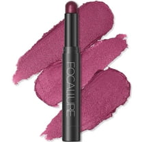 FOCALLURE 2 in 1 Eyeshadow and Eyeliner Pen，Waterproof Eyeshadow Stick, FUCHSIA