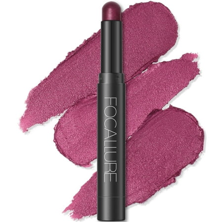 FOCALLURE 2 in 1 Eyeshadow and Eyeliner Pen,Waterproof Eyeshadow Stick, FUCHSIA