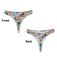 thumbnail image 3 of Balery Colored Casino Chips Tangas de Algodón para Mujer con Estampado – Ropa Interior Sexy, Transpirable, G-string-Small, 3 of 6