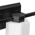 thumbnail image 5 of Estrada Collection Three-Light Matte Black Contemporary Bath & Vanity Light, 5 of 13