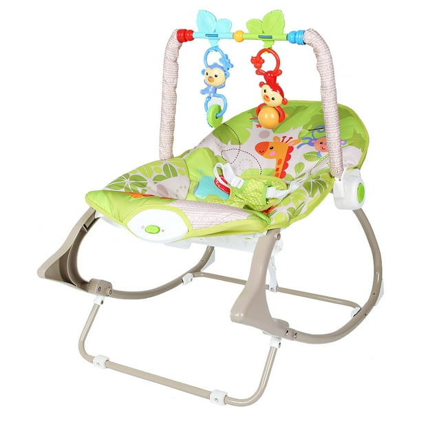 Ibaby Chaise berçante pour bébé à tout-petit avec transat et chaise  berçante- jusqu'à 18kg à prix pas cher