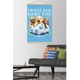 thumbnail image 2 of Jim Baldwin - Triple Dog Dare You Wall Poster with Magnetic Frame, 22.375" x 34", 2 of 5