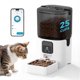 thumbnail image 1 of Comedero automático inteligente para gatos con WiFi y control por app desmontable para fácil limpieza compatible con Alexa con 1 a 10 comidas al día para perros de 6 L o 25 tazas, 1 of 8