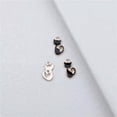 thumbnail image 3 of K-KED 100 Pcs Multicolor Alloy Enamel Cat Charms Pendant 15X8MM Diy Making D20126-White, 3 of 9