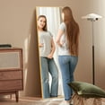 thumbnail image 4 of Lumora 64"x 21.25" Full Length Mirror Freestanding Mirror with Stand Vertical Floor Mirror，Gold, 4 of 5