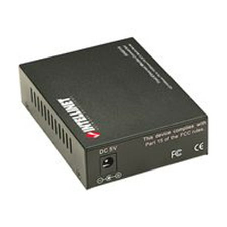 Intellinet Network Solutions Fast Ethernet RJ45 to ST, Multi-Mode, 1.24 miles (2 km) Media Converter - 10/100Base-TX to 100Base-FX