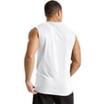 thumbnail image 3 of Hanes Essentials Men's Muscle Tank Sleeveless Tee Workout Gym Crewneck Midweight, 3 of 5