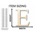 thumbnail image 2 of Unfinished Wood Epsilon Silhouette - Craft- up to 46" DIY 36" / 1", 2 of 3