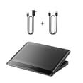 thumbnail image 3 of Refrigerador Para Computadora Portátil Soporte De Enfriamiento Para Computadora Portátil De Altura Ajustable Hueco De Aleación De Aluminio Con Ventilador matsuzay EL013137-04, 3 of 5