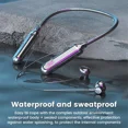 thumbnail image 5 of Led Bluetooth Neckband Wireless Headphones Mic Headset Stereo Earbuds Earphone, 5 of 6
