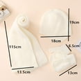 thumbnail image 5 of Lilgiuy 3Pcs Kids Hat Scarf and Snow Gloves Set, Winter Knit Warm Soft Earflap Beanie Outdoor for Girls Boys 3-18 Months, 5 of 5