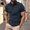 Dark Gray, variant on Sentmoon Travel Outfits Oversized Relaxed Turndown Collar Short Sleeve Stretchy Beach Men's T Shirts Solid Color Mens Workout Tops Comfy for Running or Jogging XL