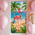 thumbnail image 5 of Colorful Design Flamingo Christmas Beach Theme Polyester Material Party Decoration Event Banner for Holiday Celebration Indoor Decoration Kids Party, 5 of 7