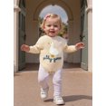 thumbnail image 6 of RUINIXCW Newborn Baby Girl Boy Silly Goose Outfit Knit Sweater Romper Infant Baby Girl Fall Winter Warm Sweaters Clothes Long Sleeve Letter Embroidery Bodysuit, 6 of 8