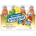 thumbnail image 6 of Snapple Zero Low Calorie Half n Half Lemonade, Iced Bottled Tea Drink, 12 Bottles, 6 of 11