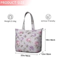 thumbnail image 4 of Pioneer Flower Floral Print Pattern Travel Tote Bags for Women Carry On,Large Weekender Bags for Women Travel,Multi Functional Duffle Bag for Work,Shopping,Sports, 4 of 5