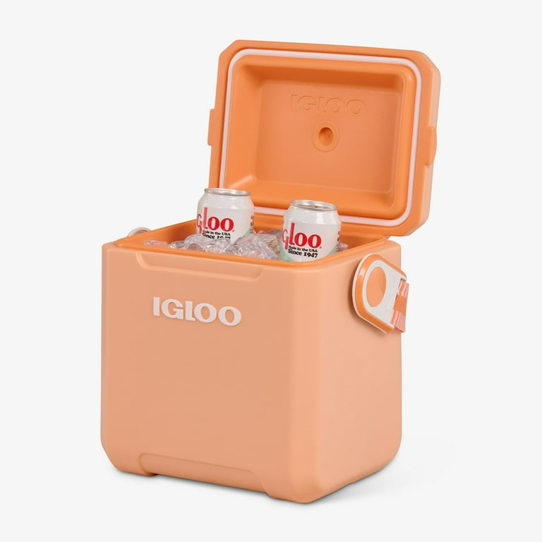 Igloo 11 Qt. Tag Along Small Plastic Water Beverage Cooler, Yellow