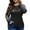 Black, variant on FlorCurve Plus Size Sweater for Women Long Sleeve Crew Neck Pullover Sweaters Casual Tunic Tops, Khaki 3XL