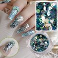 thumbnail image 3 of Kripyery 1 Box Nail Art Sequins Sparkly Exquisite Hexagon Glitter Disposable Decorate Nail Reflective Anti-crash Nail Art Ornament Manicures Stuff, 3 of 8