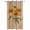 Black, variant on Outdoor Curtains for Patio Waterproof, Sunflower Windproof Pravicy Outside Porch Blackout Curtain, Vintage Summer Botanical Wooden Farmhouse Sun Blocking Grommets Curtains for Cabana Gazebo 54"x84"