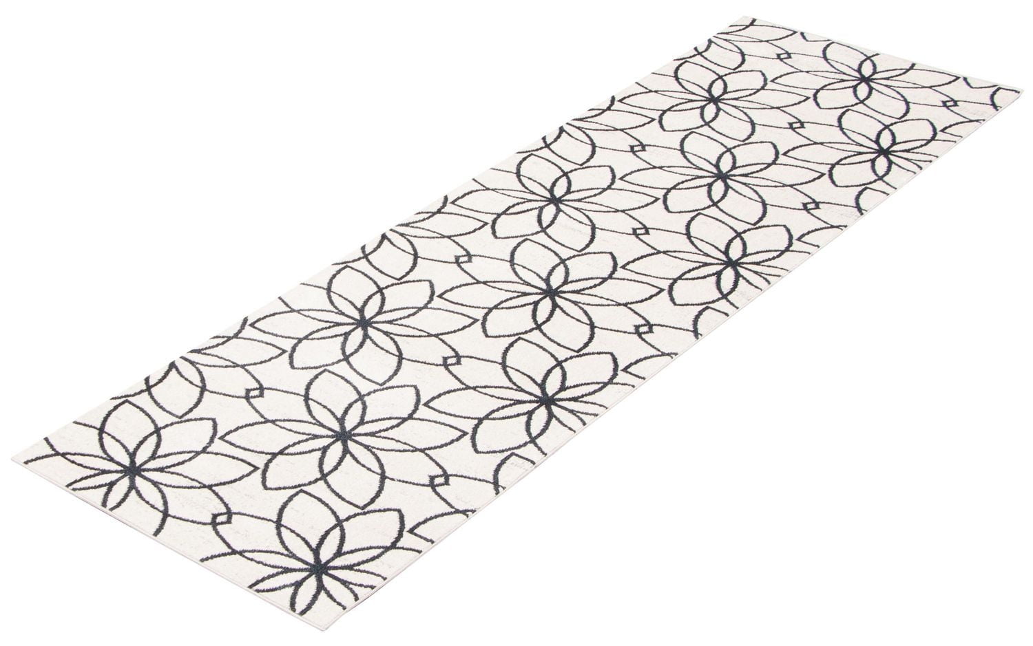 ECARPET Washable Floral Area Rug & Runner for Bedroom, Living Room, Kids Hallway