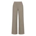 thumbnail image 3 of GZWYHT Womens Cotton Linen Pants，Plus Size Trouser Loose Sweatpants Casual Lounge Yoga Workout Palazzo High Waist Yoga Pants With Pockets Loose Stretch Dress，Blue S, 3 of 7