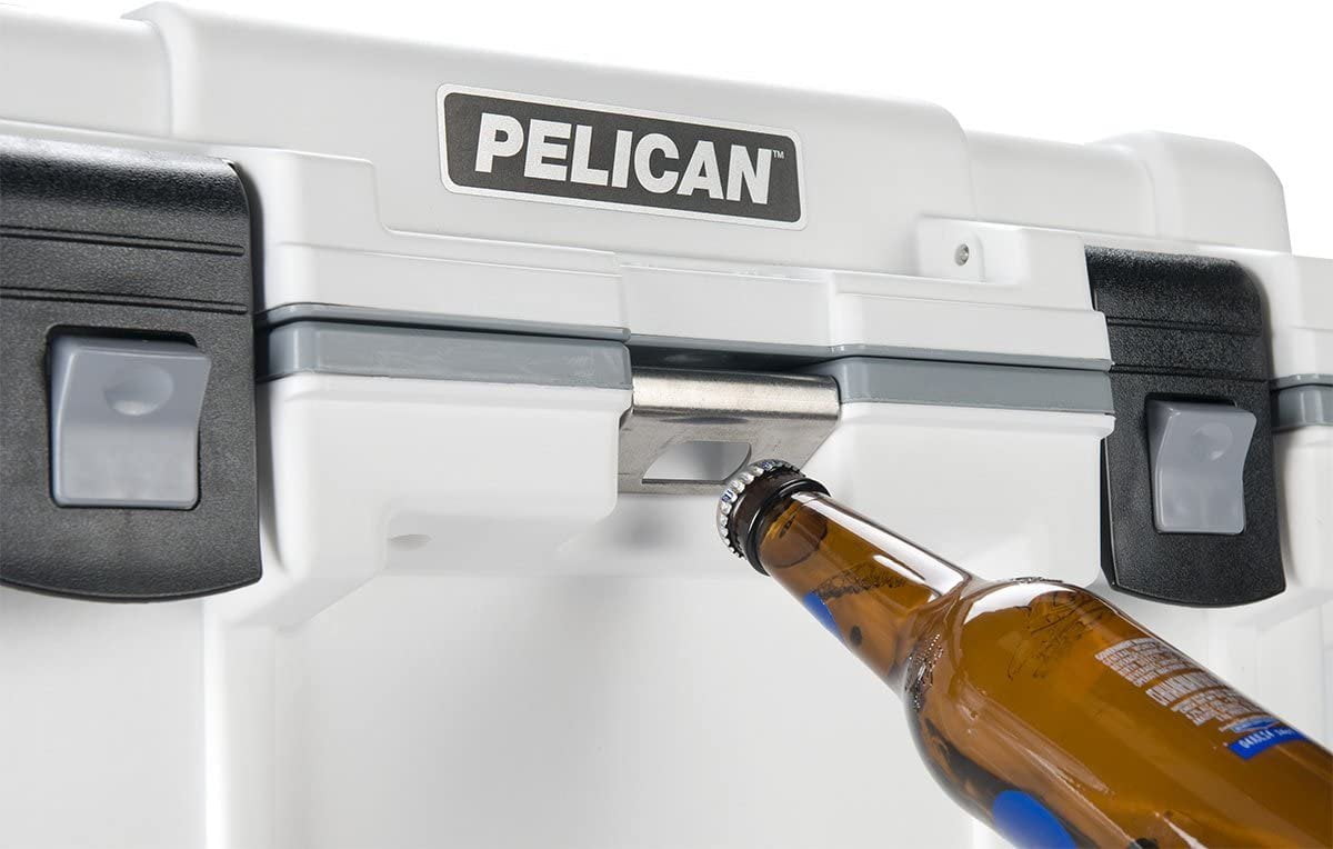 91070QG Pelican Elite 70 Qt Gray/Green Cooler