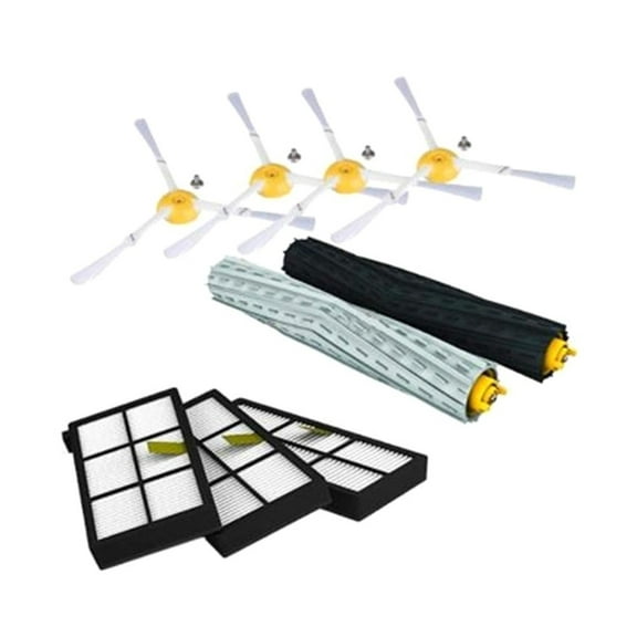 MAE FYBL-HEPA Vacuum Roller Side Brushes Filters Replacement Parts Kit For Irobot Roomba 980 990 900 896 886 870 865 800