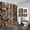 Camo & Wildlife, variant on 4PCS/Set Camo Shower Curtain, Man Cave White Black American Flag Woodland Elk Moose Bear Wildlife Animal Hunting Rustic Cabin Bathroom Decor Non-slip Bath Rugs Gifts for Men Hunters, Deer Head