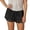 A-Black142, variant on XIAONU Womens Lace Shorts Elastic Waist Scalloped Edge Sleep Bottoms