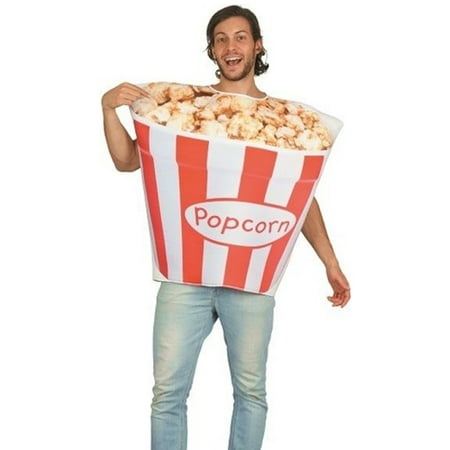 Americana Halloween Costumes Popcorn Tunic Adult- One Size