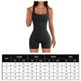 thumbnail image 2 of Mameluco Corto Body para correr, tanques de moda, monos de yoga para entrenamiento físico (negro XL) Ygjytge para Mujer Negro T M, 2 of 8
