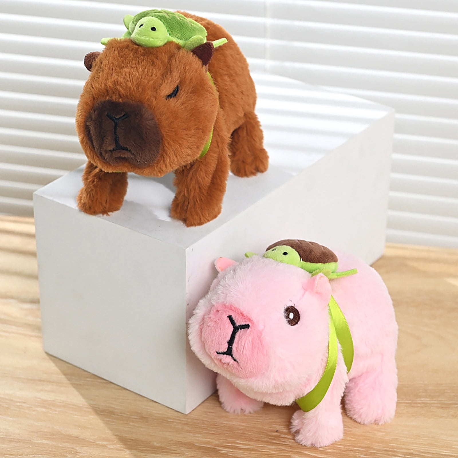 5Inch Cuddly Capybara Electric Plush Toy - Noise & Walking - Stuffed Animals Plush, Gifts for Teens Women & Fans