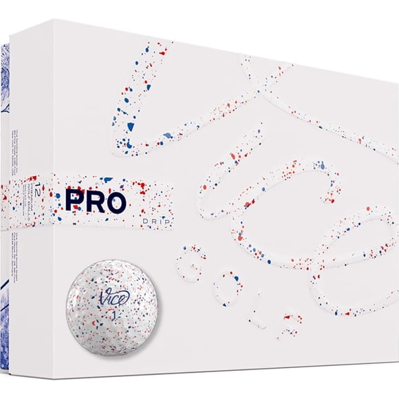 Pelotas de golf VICE Pro Drip Version Roja/Azul Drip